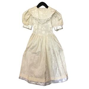 Vintage Princess Collection Girls Dress Size 7 First Communion Wedding Prom